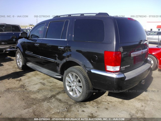 1A8HW58297F547420 - 2007 CHRYSLER ASPEN LIMITED BLACK photo 3