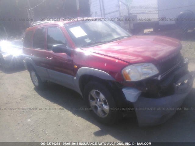 4F2YU06171KM58177 - 2001 MAZDA TRIBUTE DX RED photo 1