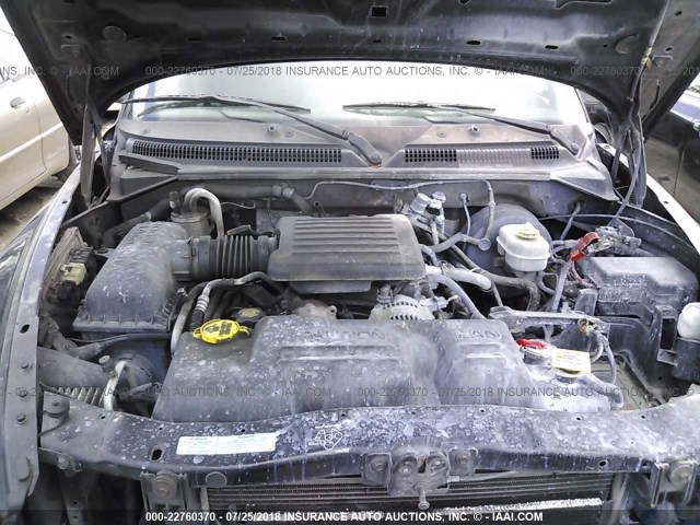 1B7GL2AN7YS718236 - 2000 DODGE DAKOTA QUAD BLACK photo 10