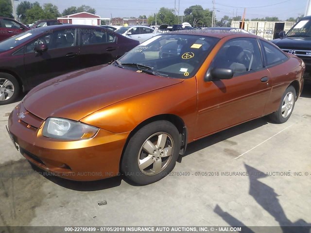 1G1JF12F747168878 - 2004 CHEVROLET CAVALIER LS ORANGE photo 2