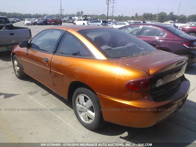 1G1JF12F747168878 - 2004 CHEVROLET CAVALIER LS ORANGE photo 3