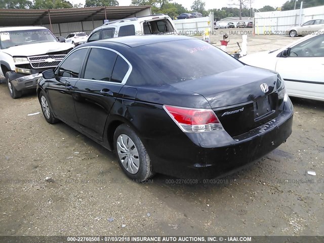 1HGCP26318A162944 - 2008 HONDA ACCORD LX Qara foto 3