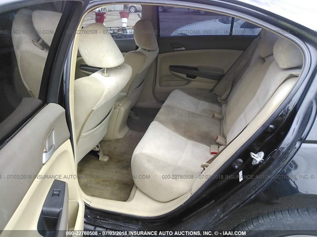 1HGCP26318A162944 - 2008 HONDA ACCORD LX Qara foto 8