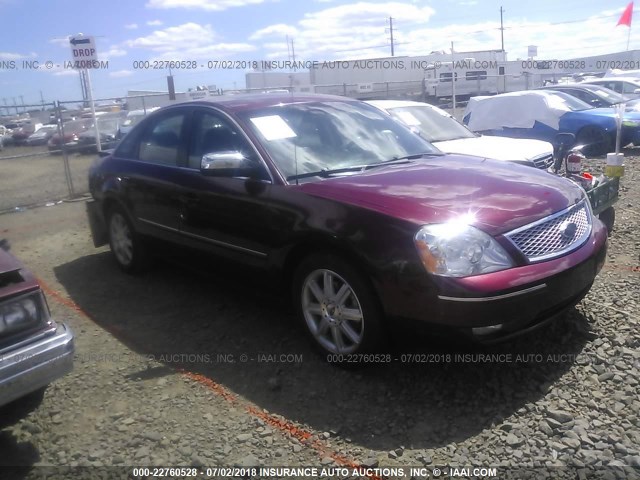 1FAHP28115G149934 - 2005 FORD FIVE HUNDRED LIMITED RED photo 1