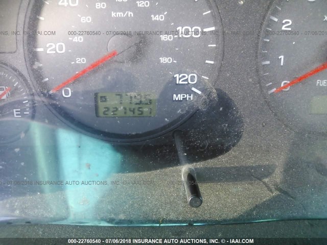 JF1SF65642H712593 - 2002 SUBARU FORESTER S შავი ფოტო 7