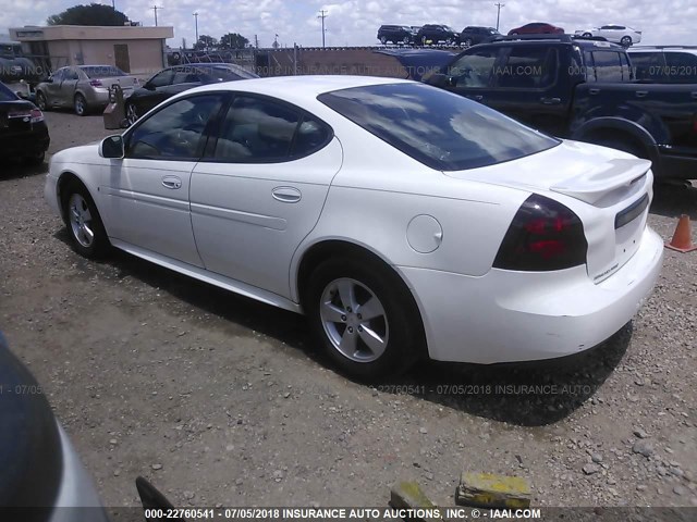 2G2WP552971208037 - 2007 PONTIAC GRAND PRIX WHITE photo 3