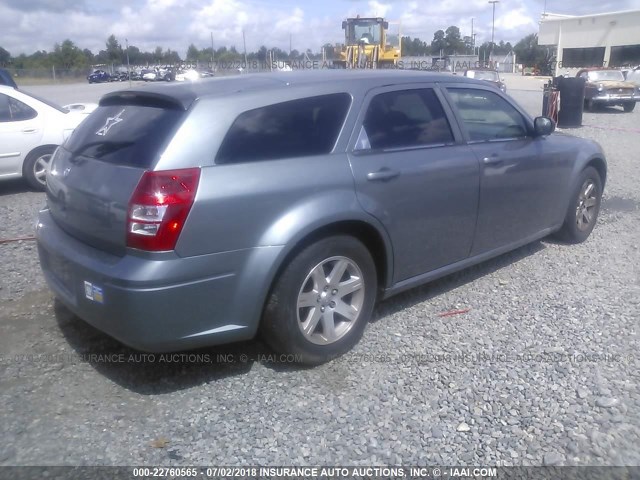 2D4FV47TX7H696880 - 2007 DODGE MAGNUM SE GRAY photo 4