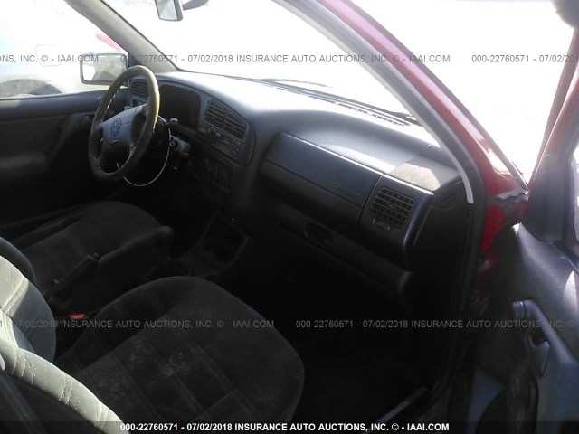 3VWFA81H5WM251027 - 1998 VOLKSWAGEN GOLF GL RED photo 5