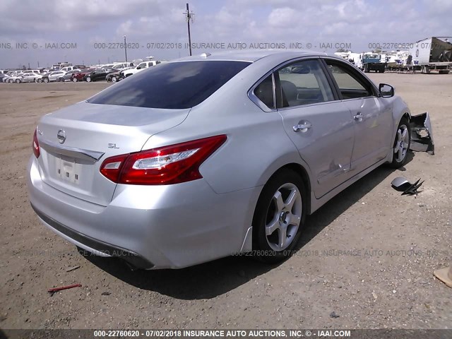 1N4AL3AP2GC239413 - 2016 NISSAN ALTIMA 2.5/S/SV/SL/SR SILVER photo 4