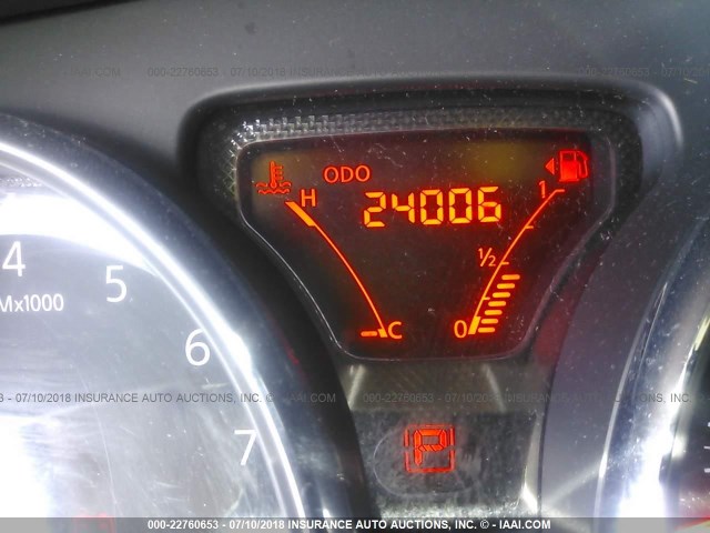 3N1CE2CP5EL374846 - 2014 NISSAN VERSA NOTE S/S PLUS/SV/SL RED photo 7