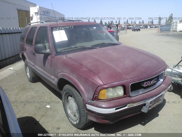 1GKCS13W3V2534137 - 1997 GMC JIMMY RED photo 1