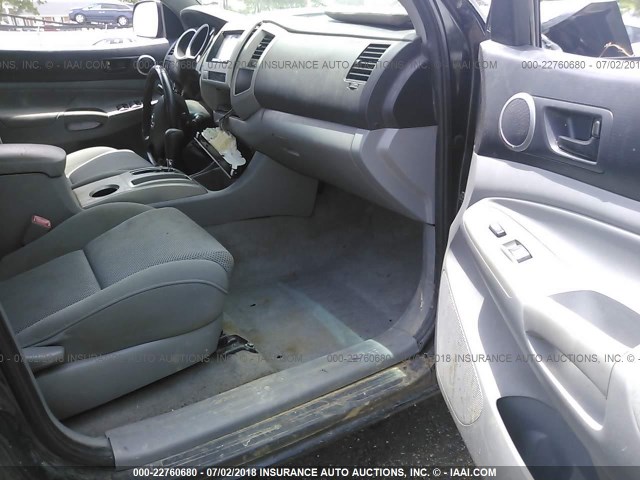 5TELU42N38Z528757 - 2008 TOYOTA TACOMA DOUBLE CAB შავი ფოტო 5