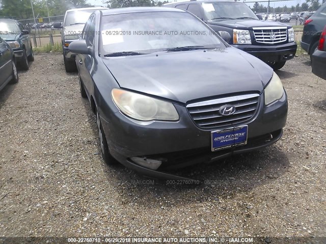 KMHDU46D77U214232 - 2007 HYUNDAI ELANTRA GLS/SE/LIMITED GRAY photo 6