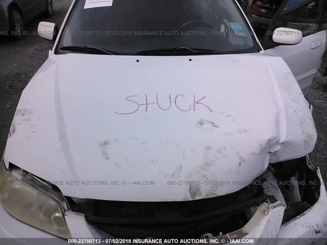 JM1BJ246221539765 - 2002 MAZDA PROTEGE PR5 白色 照片 10