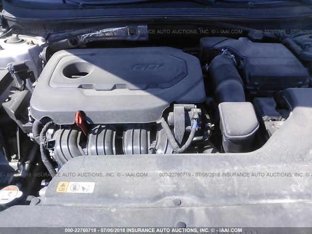 5NPE24AF7HH523671 - 2017 HYUNDAI SONATA SE 银色 照片 10