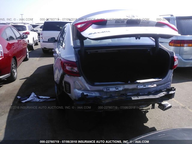 5NPE24AF7HH523671 - 2017 HYUNDAI SONATA SE 银色 照片 6