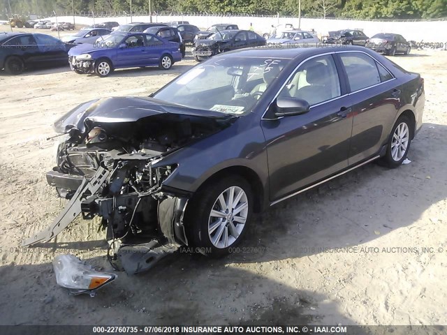 4T1BD1FK8CU029606 - 2012 TOYOTA CAMRY HYBRID/LE/XLE 灰色 照片 2