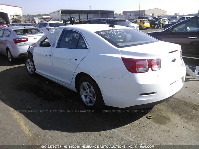 1G11A5SL1EF269661 - 2014 CHEVROLET MALIBU LS თეთრი ფოტო 3