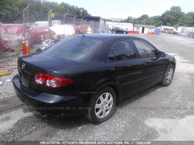 1YVFP80C855M34816 - 2005 MAZDA 6 I Черный фото 4