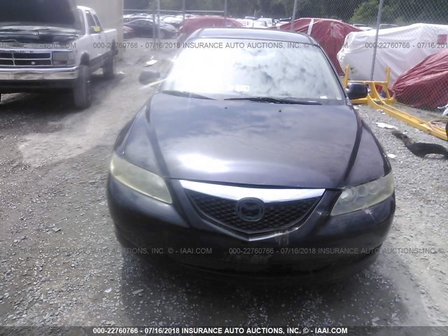 1YVFP80C855M34816 - 2005 MAZDA 6 I Черный фото 6