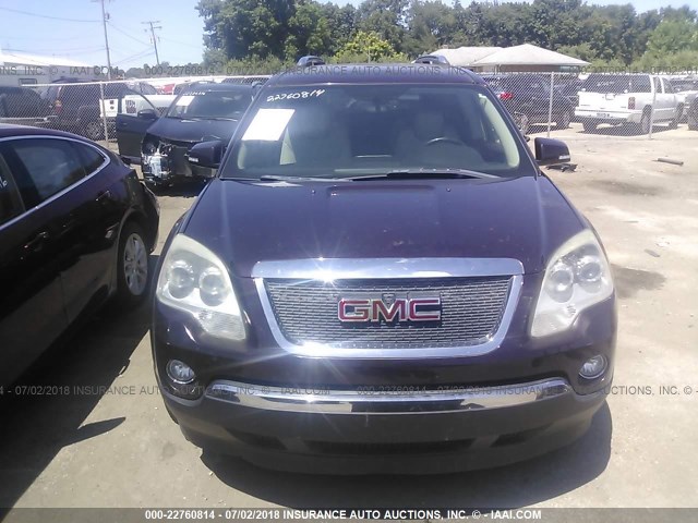 1GKER23738J125679 - 2008 GMC ACADIA SLT-1 PURPLE photo 6