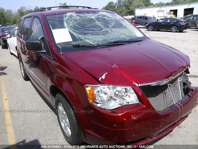2A8HR54119R670631 - 2009 CHRYSLER TOWN & COUNTRY TOURING RED photo 1
