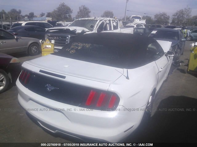 1FATP8UH9H5205831 - 2017 FORD MUSTANG WHITE photo 4