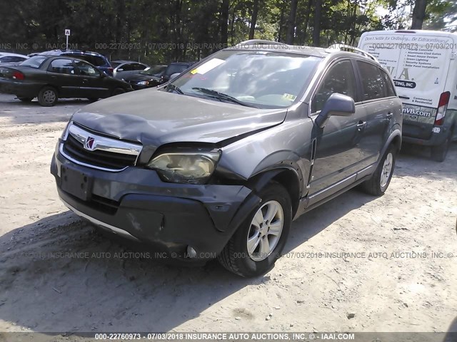 3GSCL33P08S558213 - 2008 SATURN VUE XE GRAY photo 2