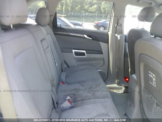 3GSCL33P08S558213 - 2008 SATURN VUE XE GRAY photo 8