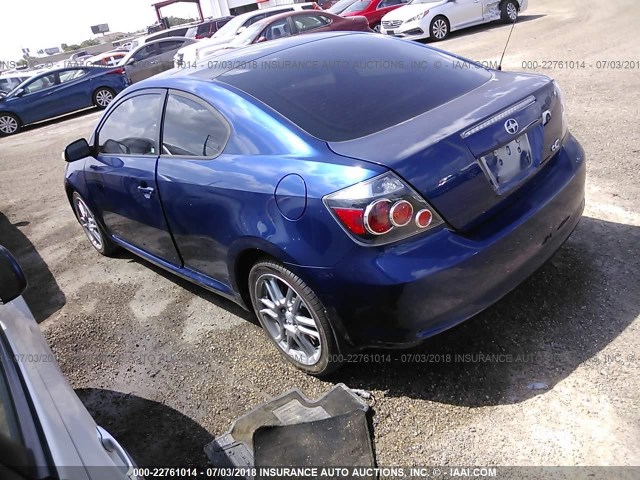 JTKDE167480271550 - 2008 TOYOTA SCION TC 蓝色 照片 3