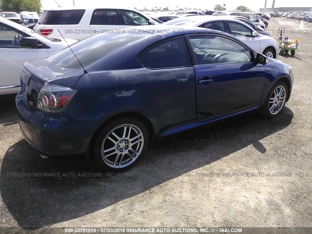 JTKDE167480271550 - 2008 TOYOTA SCION TC 蓝色 照片 4