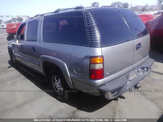 3GNEC16T8YG128313 - 2000 CHEVROLET SUBURBAN C1500 SILVER photo 3