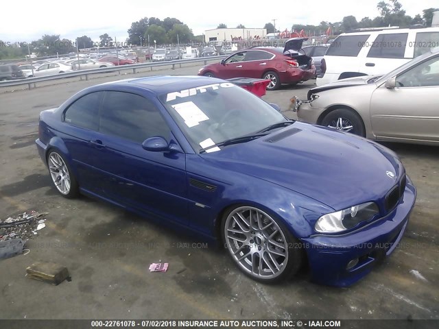 WBSBL93496PN64774 - 2006 BMW M3 ლურჯი ფოტო 1
