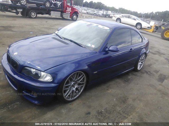 WBSBL93496PN64774 - 2006 BMW M3 ლურჯი ფოტო 2