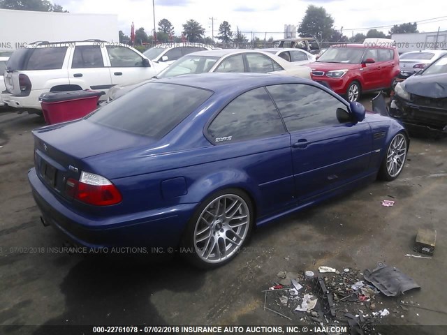 WBSBL93496PN64774 - 2006 BMW M3 ლურჯი ფოტო 4