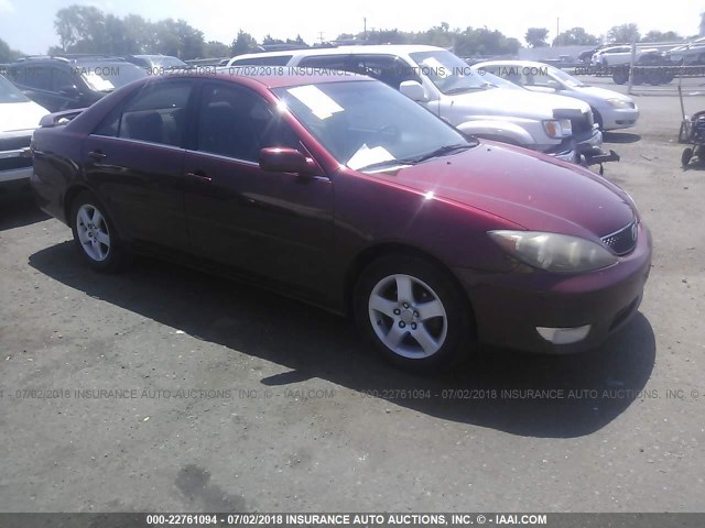 4T1BE30K36U135953 - 2006 TOYOTA CAMRY LE/XLE/SE წითელი ფოტო 1