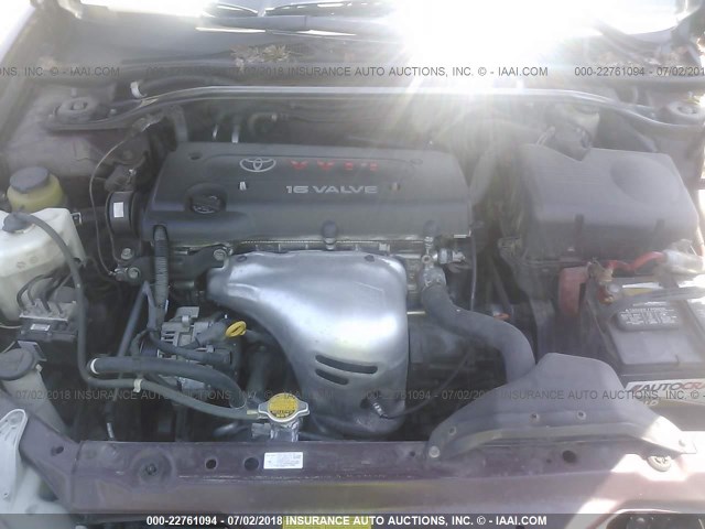 4T1BE30K36U135953 - 2006 TOYOTA CAMRY LE/XLE/SE წითელი ფოტო 10