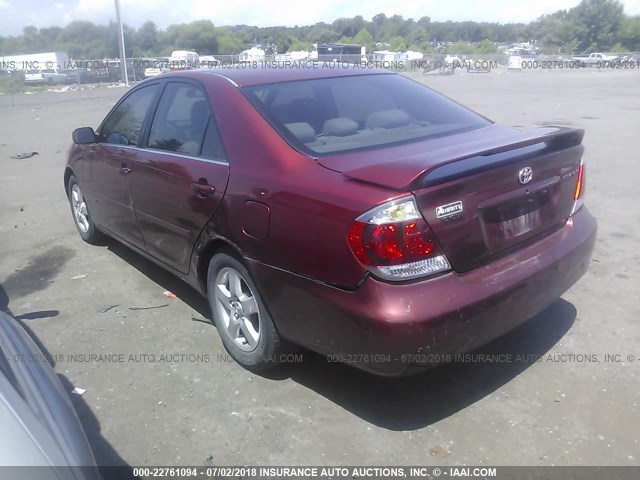 4T1BE30K36U135953 - 2006 TOYOTA CAMRY LE/XLE/SE წითელი ფოტო 3