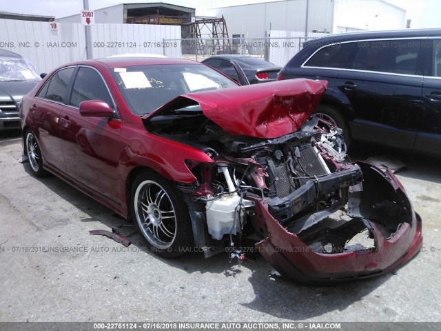 4T1BK46KX7U019642 - 2007 TOYOTA CAMRY NEW GENERAT LE/XLE/SE RED photo 1