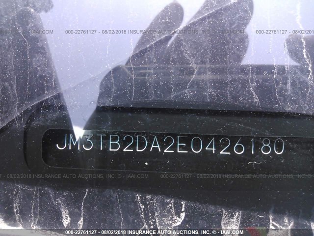 JM3TB2DA2E0426180 - 2014 MAZDA CX-9 GRAND TOURING MAROON photo 9