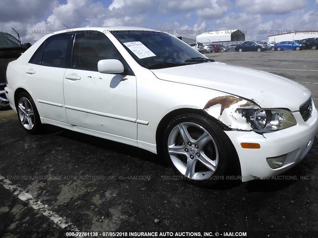 JTHBD192420057844 - 2002 LEXUS IS 300 WHITE photo 1