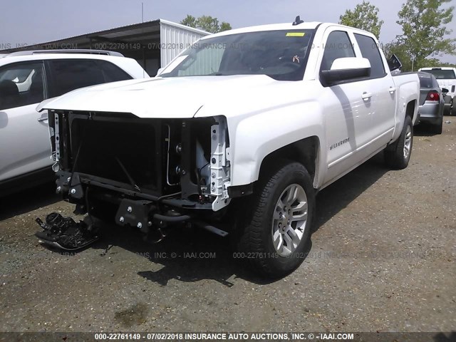 3GCPCREC5JG135016 - 2018 CHEVROLET SILVERADO C1500 LT WHITE photo 2