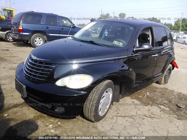 3A4FY48B97T589234 - 2007 CHRYSLER PT CRUISER BLACK photo 2