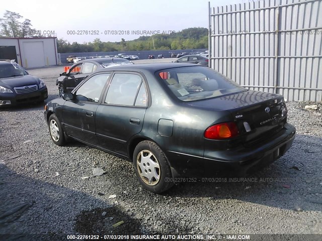 2T1BR12E8XC185993 - 1999 TOYOTA COROLLA VE/CE/LE 绿色 照片 3