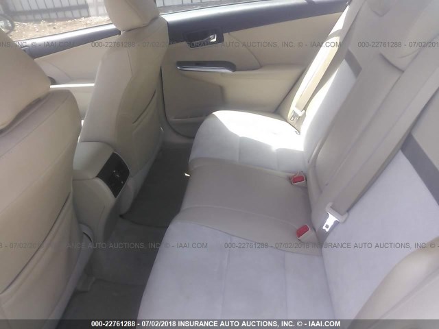 4T1BD1FK8CU003328 - 2012 TOYOTA CAMRY HYBRID/LE/XLE 白色 照片 8