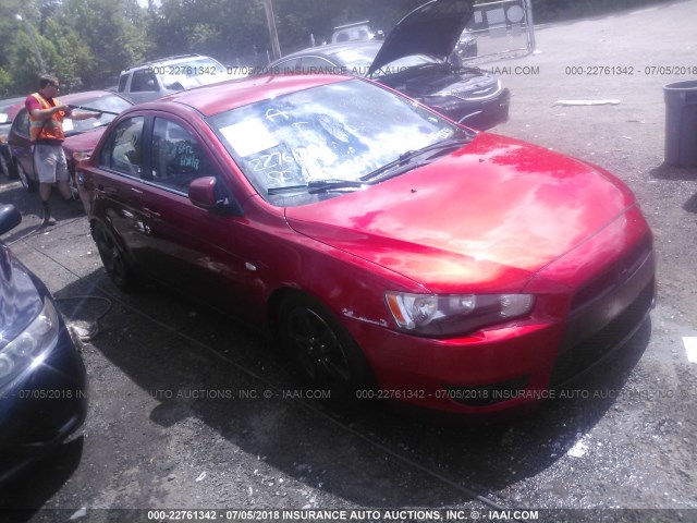 JA3AU26U98U040062 - 2008 MITSUBISHI LANCER ES RED photo 1