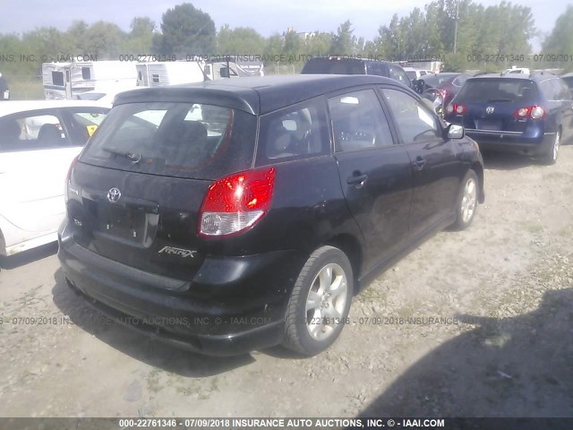 2T1KY38E33C150777 - 2003 TOYOTA COROLLA MATRIX XRS BLACK photo 4