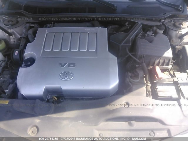 4T1BK46K07U051127 - 2007 TOYOTA CAMRY NEW GENERAT LE/XLE/SE GOLD photo 10