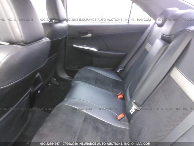 4T1BK1FK8CU009099 - 2012 TOYOTA CAMRY SE/XLE GRAY photo 8