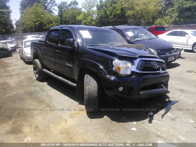 5TFLU4EN9DX079226 - 2013 TOYOTA TACOMA DOUBLE CAB შავი ფოტო 1